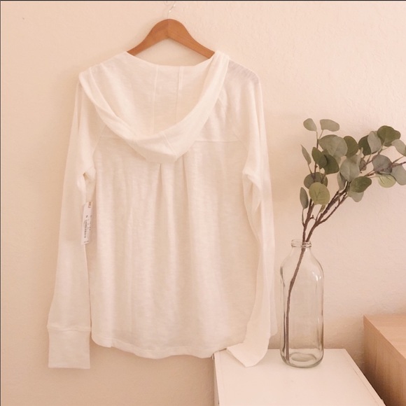 ROXY beach lightweight hoodie pullover shirt NWT - Picture 2 of 6